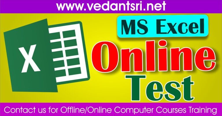 50 Top MS Excel Online Test, Quiz, Mock Exam 2025