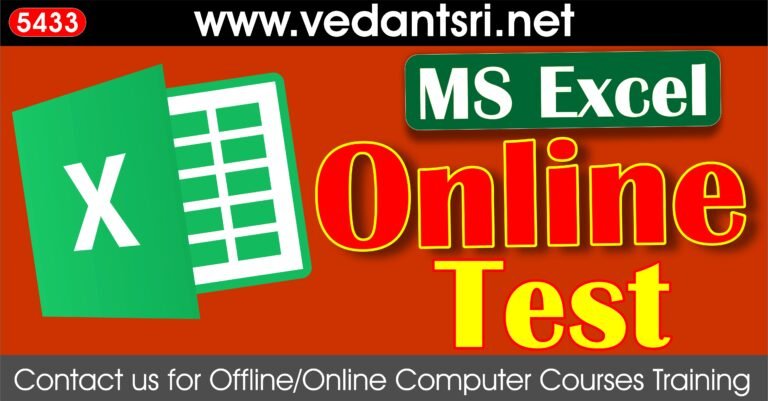 Excel Online Test Series 5433