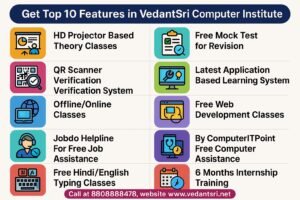 Top 10 Features in VedantSri Computer Institute in Varanasi by Pradip VedantSri