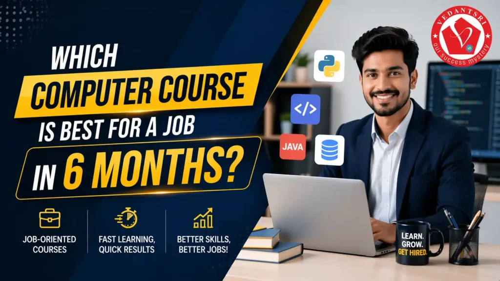 Best 6 Month Computer Course for Job 2026 Fees, Syllabus, Career Scope & Complete Guide VedantSri Computer Institute