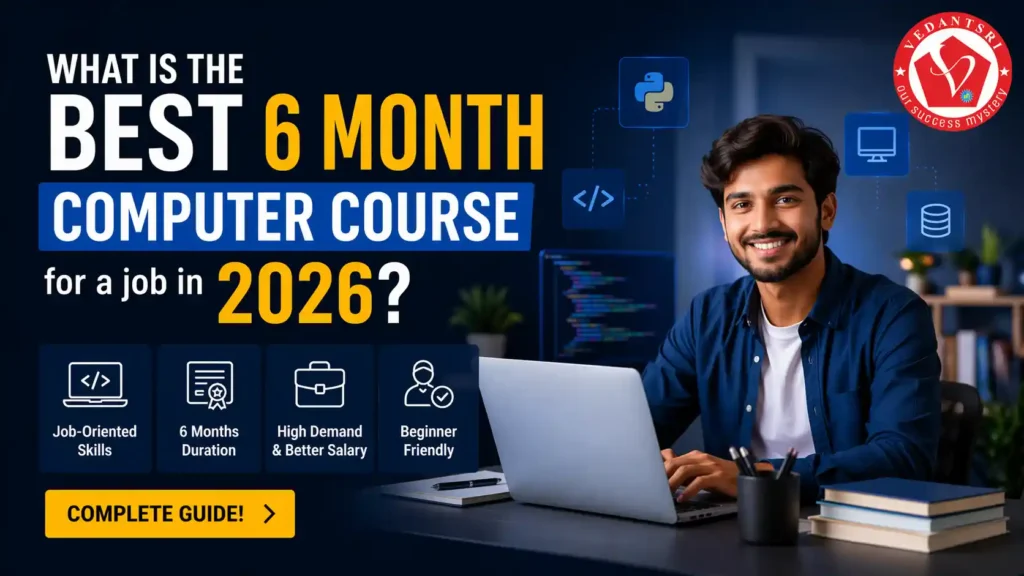 Best 6 Month Computer Course for Job 2026 Fees, Syllabus, Career Scope & Complete Guide VedantSri Institute