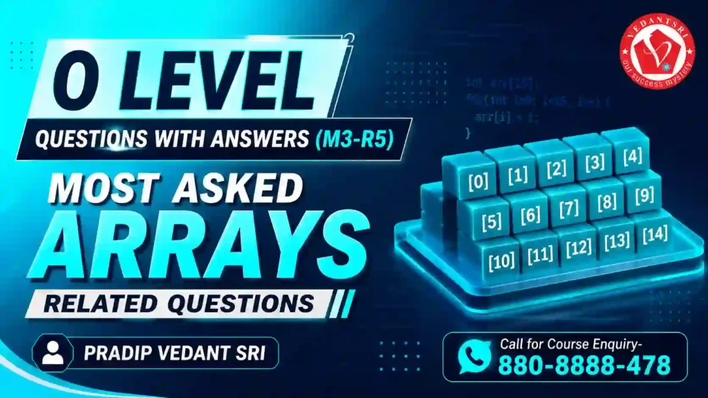 O Level Questions with Answers (M3-R5) Most Asked Programming and Problem Solving Through C Language Questions 7 O Level Questions with Answers (M3-R5) Most Asked Programming and Problem Solving Through C Language Questions Pradip VedantSri