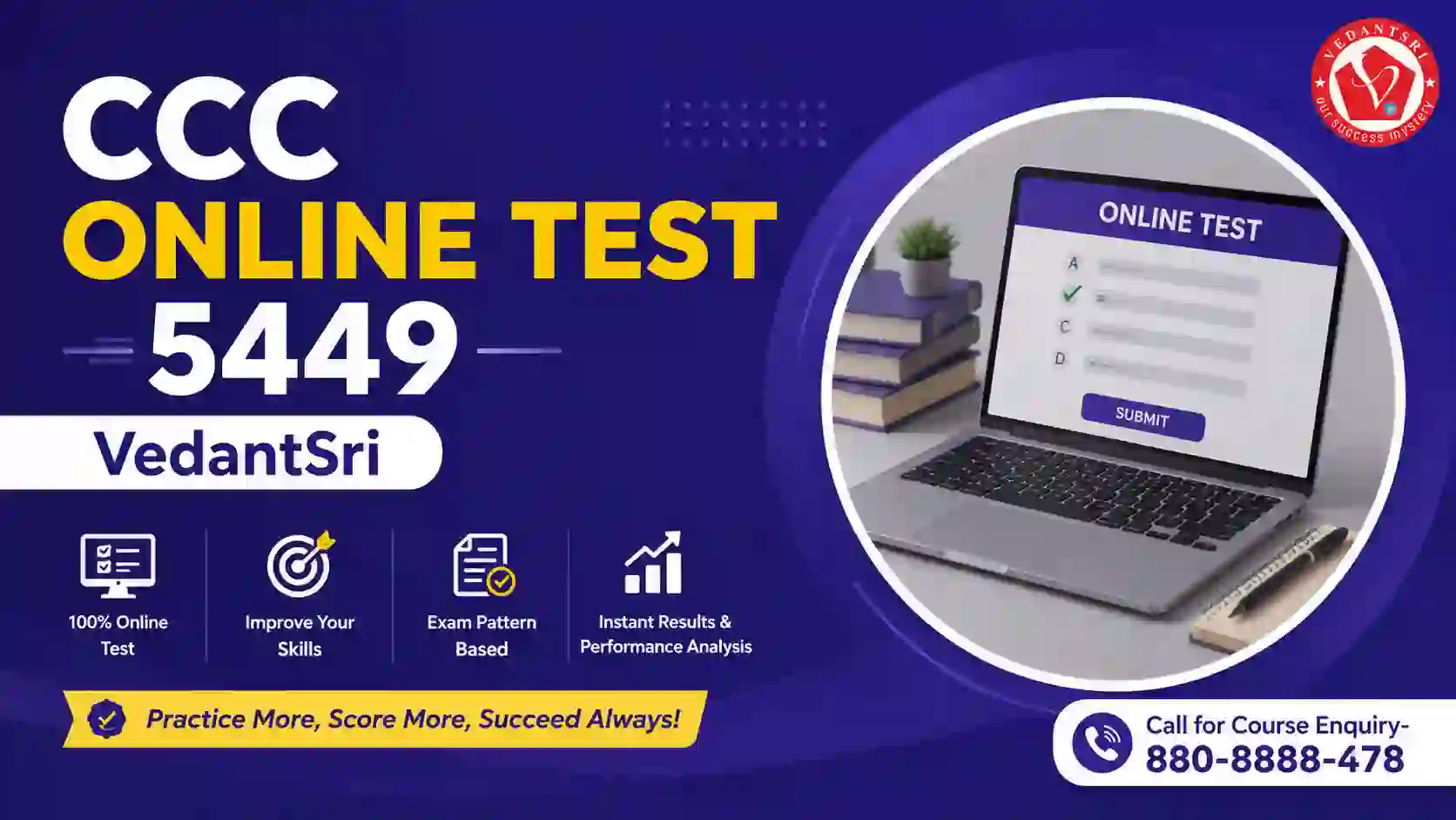 CCC Online Test 5449 Pradip VedantSri