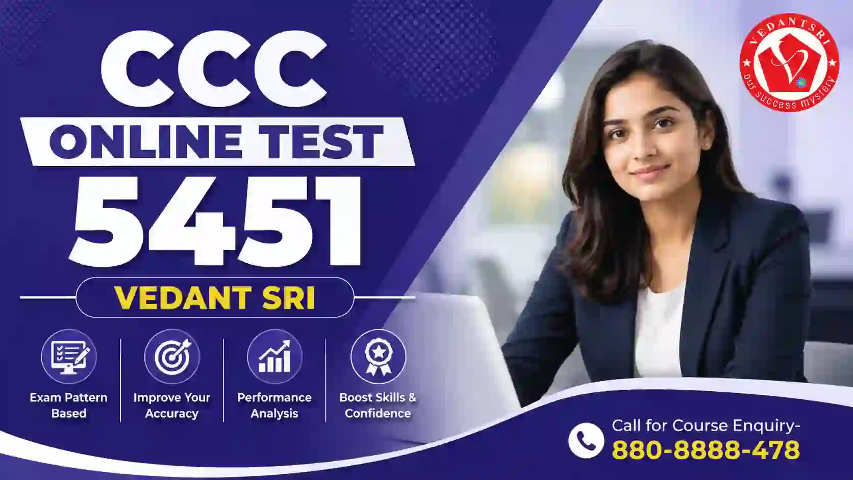 CCC online test 5451 Pradip VedantSri