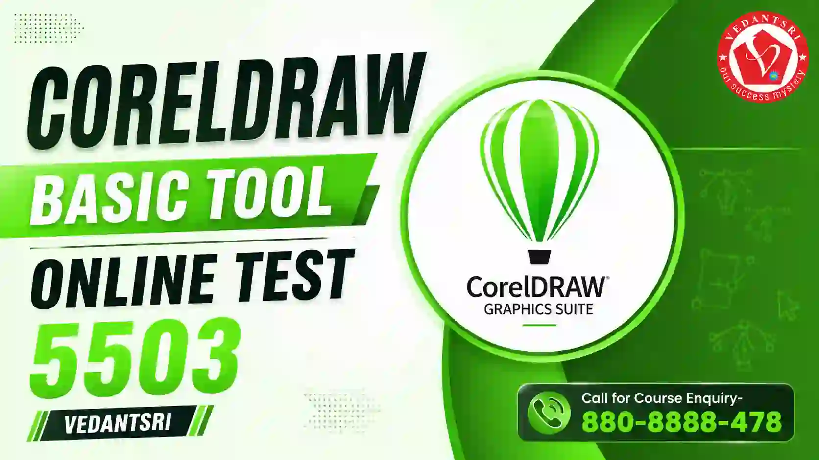 CorelDraw Basic Tool Online Test 5503 Pradip VedantSri