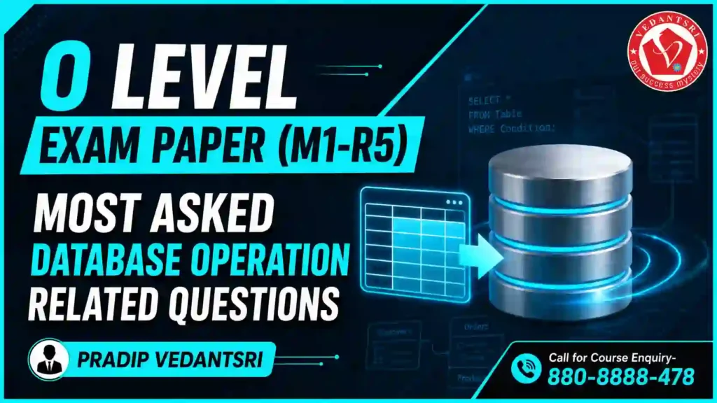 O Level Questions with Answers (M1-R5) Most Asked IT Tools and Business System Related Questions
