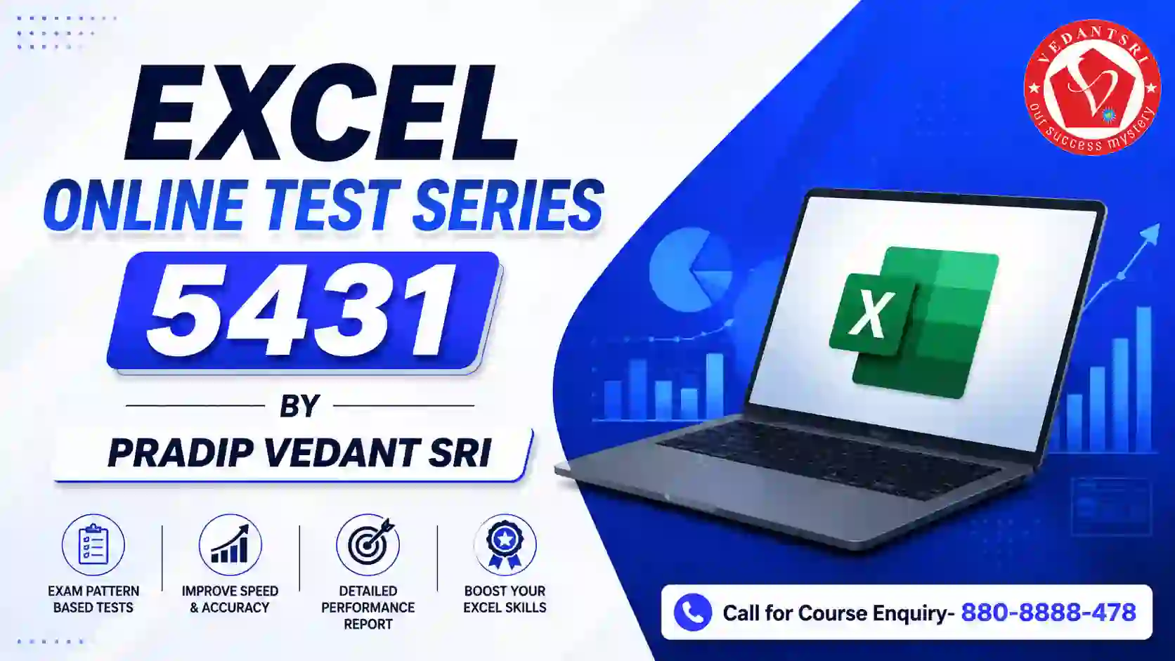 Excel Online Test Series 5431 Pradip VedantSri