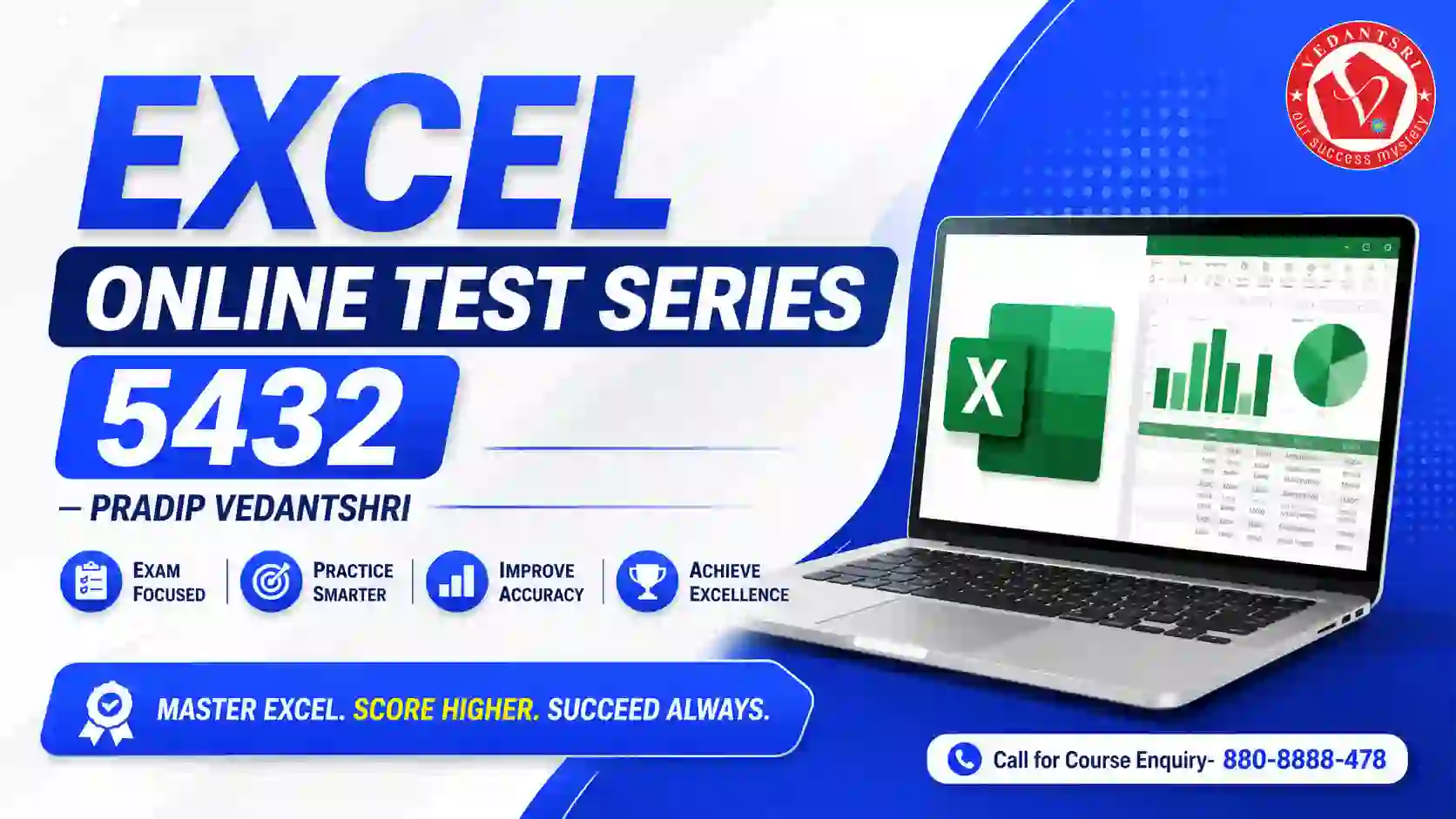 Excel Online Test Series 5432 Pradip VedantSri