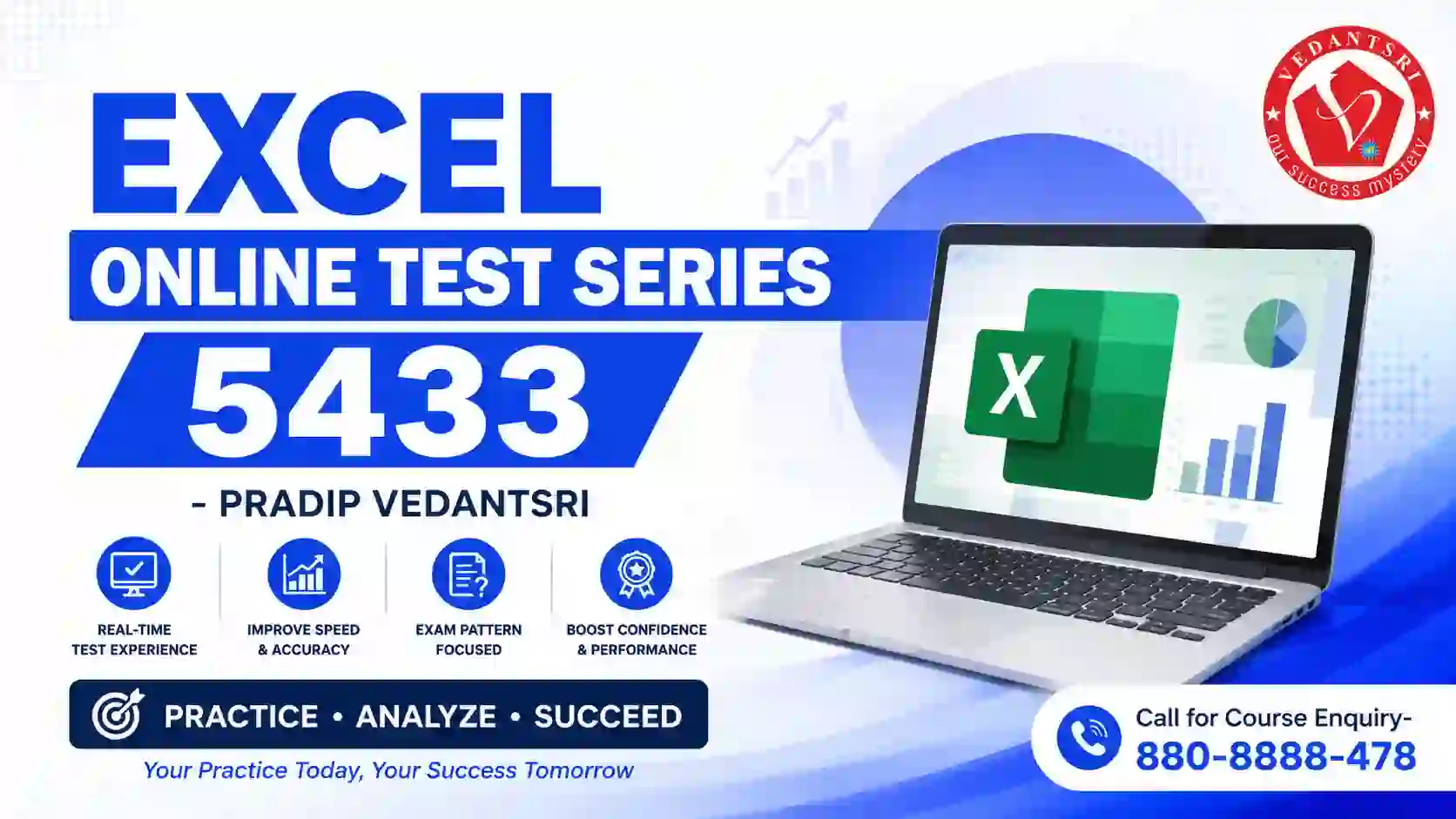 Excel Online Test Series 5433 Pradip VedantSri