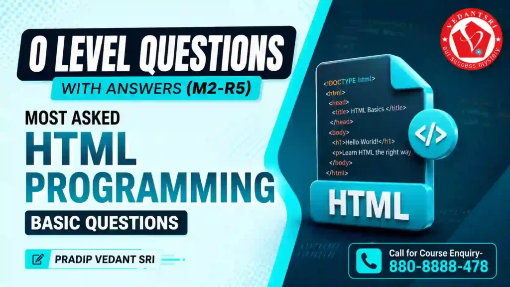 O Level Questions with Answers (M2-R5) Most Asked Internet Technology and Web Designing Questions 4 O Level Questions with Answers (M2-R5) Most Asked Internet Technology and Web Designing Related Questions Pradip VedantSri