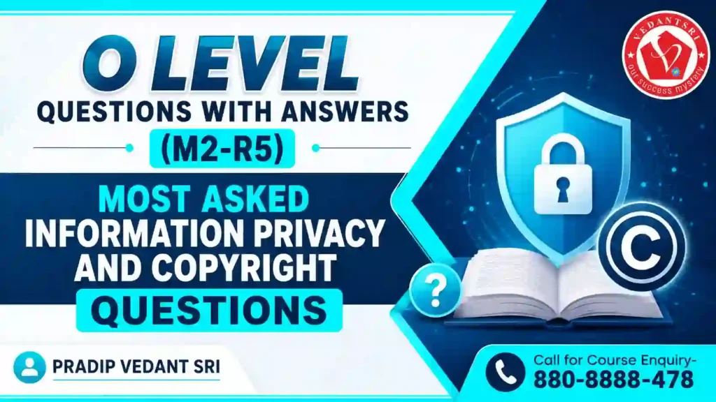 O Level Questions with Answers (M2-R5) Most Asked Internet Technology and Web Designing Questions 7 O Level Questions with Answers (M2-R5) Most Asked Internet Technology and Web Designing Related Questions Pradip VedantSri