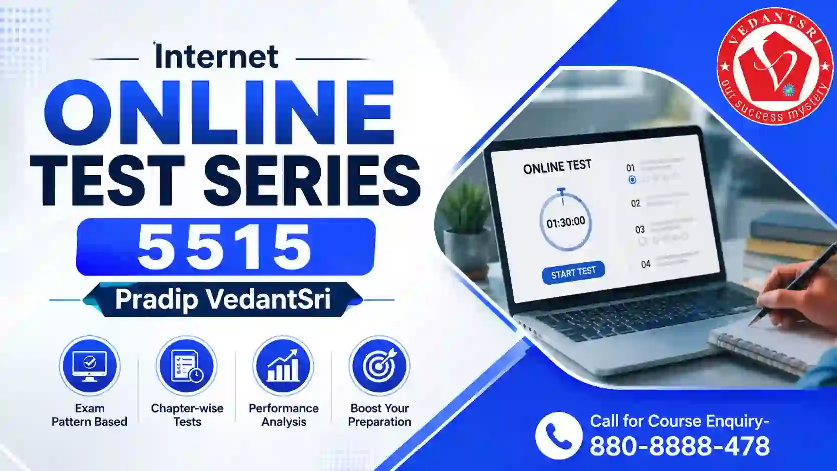 Internet Online Test Series 5515 Pradip VedantSri