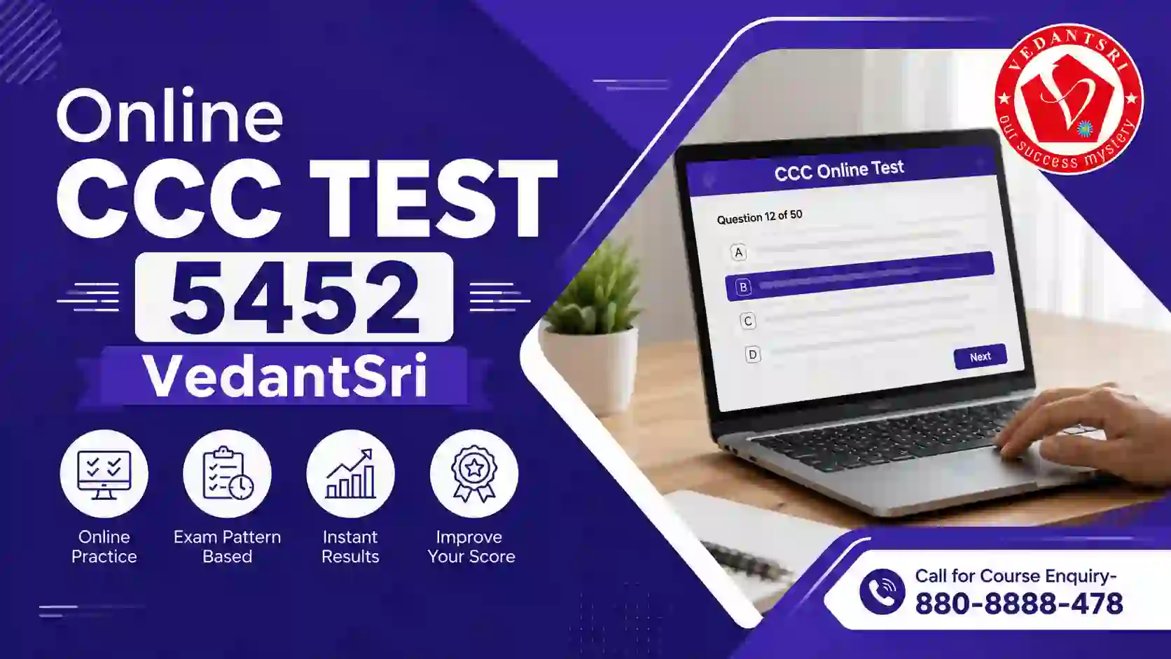 Online CCC Test 5452 Pradip VedantSri