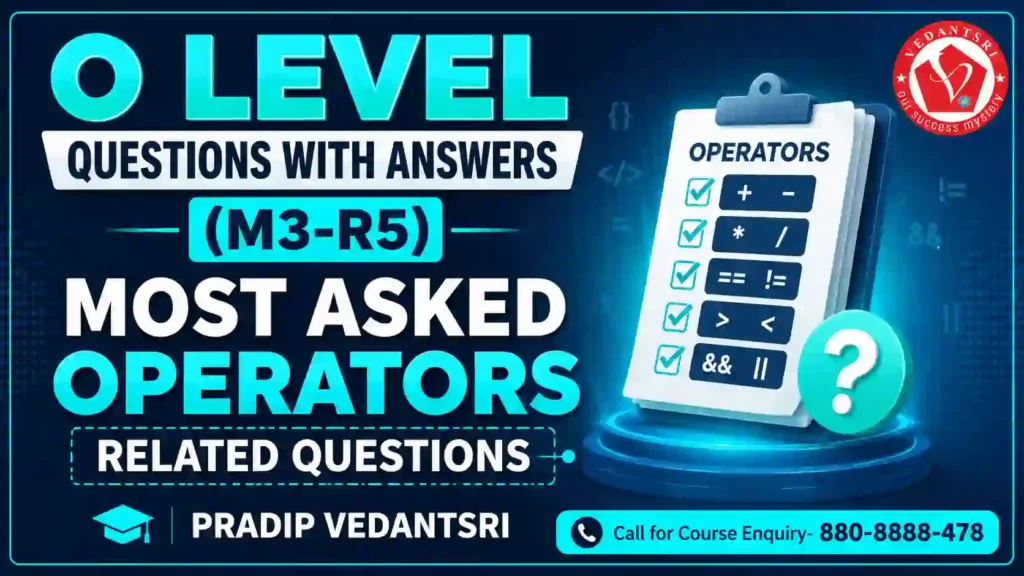 O Level Questions with Answers (M3-R5) Most Asked Programming and Problem Solving Through C Language Questions 4 O Level Questions with Answers (M3-R5) Most Asked Programming and Problem Solving Through C Language Questions Pradip VedantSri