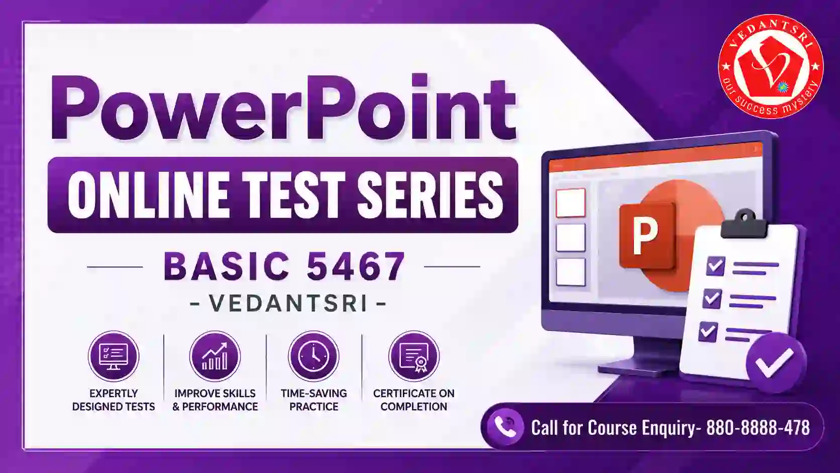 PowerPoint Online Test Series Basic 5467 Pradip VedantSri