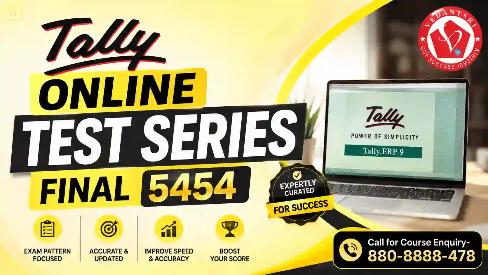 Tally Online Test Series Final 5454 VedantSri